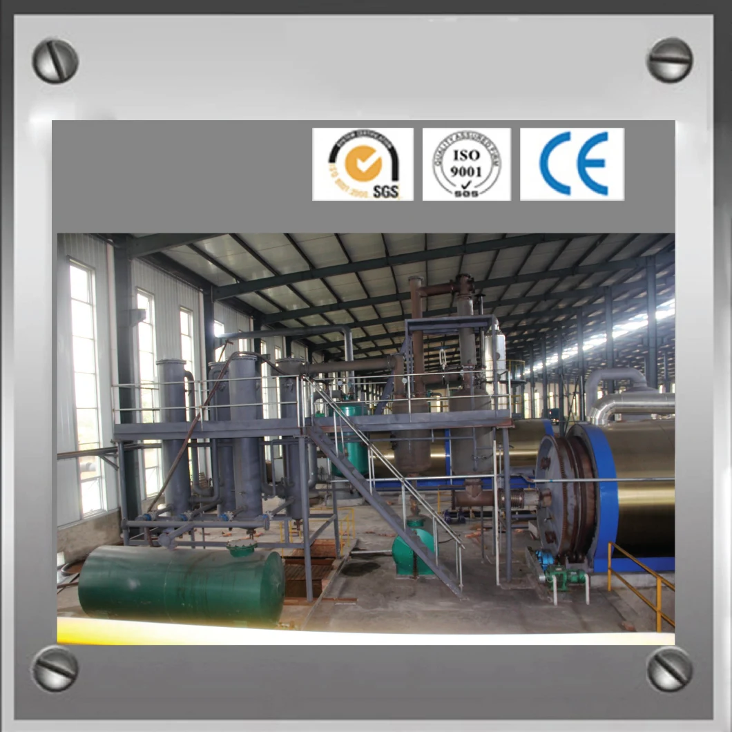 Used Plastics/Used Rubber/Used Tires/Industrial Waste/Solid Waste Pyrolysis Plant/Recycling Plant/Processing Plant/Waste Treatment to Diesel Oil with CE,SGS,ISO