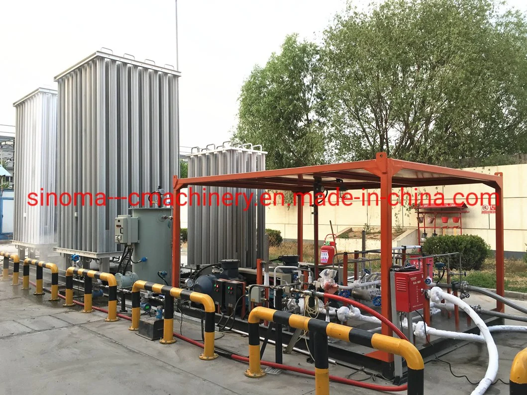 Liquid O2 N2 Ar Lco2 Gas Cylinder Filling Vaporizer Pumps LNG Lcng Small Scale Liquefaction Plant Equipment