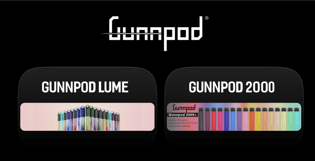 Gunnpod Lume 14ml 5000 Puff Wholesale Flavorful Disposable Vape