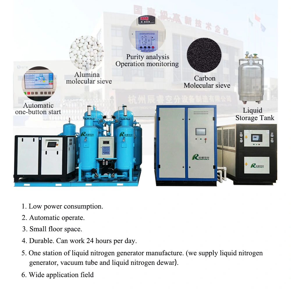 Chenrui Air Separation Plant for High Purity Nitrogen Small and Medium Liquid Nitrogen Plant