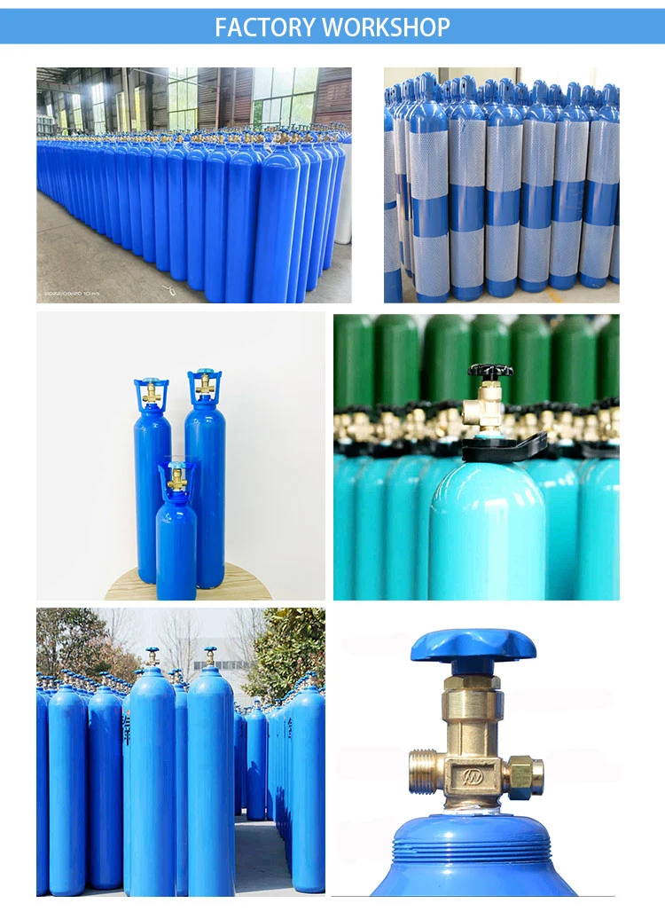 Empty Cylinders Industrial Oxygen Cylinder Gas Storage Cylinder Oxygen Tank