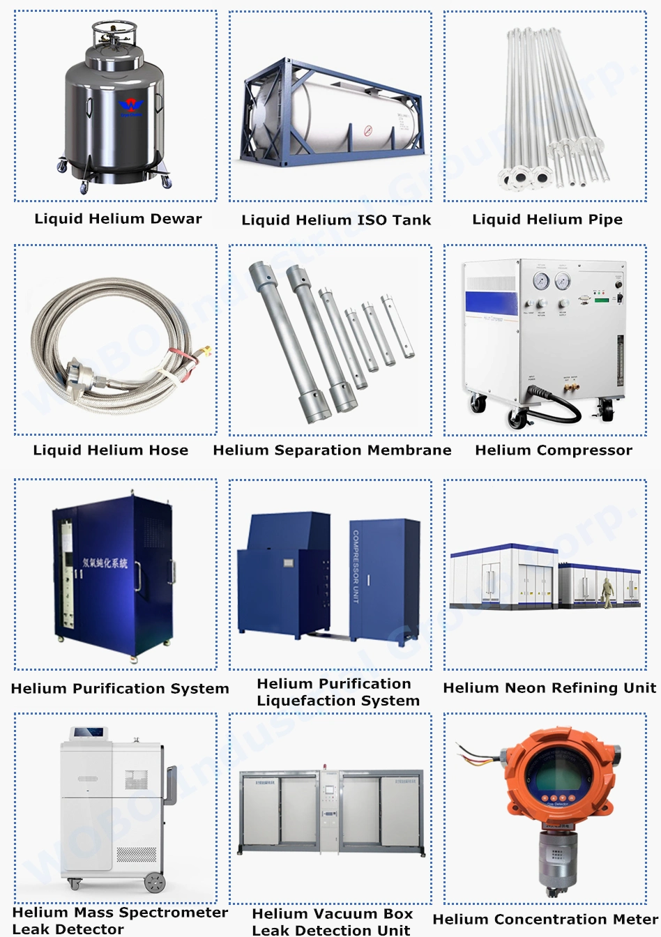 He Membrane Helium Separation Extraction Device with Helium Liquefier Refrigerator