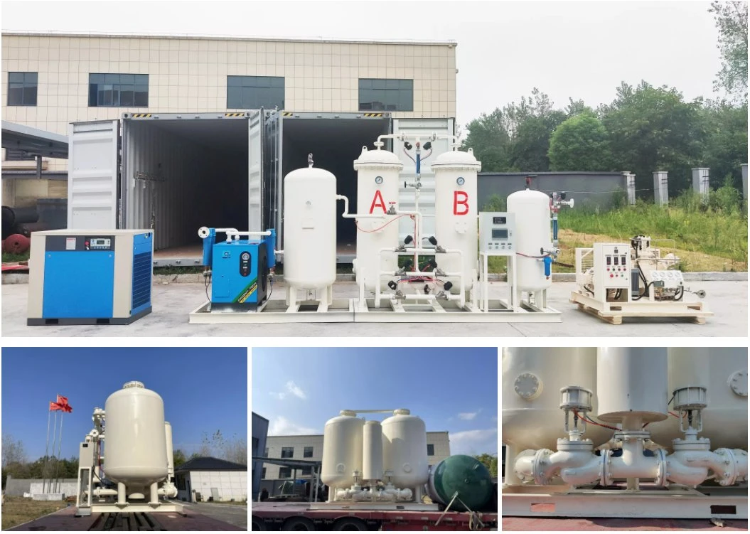 Purity 93%-99.99% Factory Prices Psa Oxygen Generator Plant for Cylinders Filling, Medical and Industrial