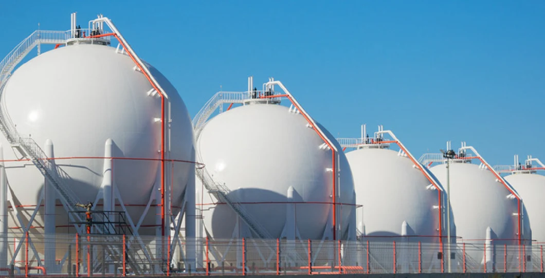 EPC 200 to 5000m3 ASME LNG Spherical Cryogenic Storage Tank
