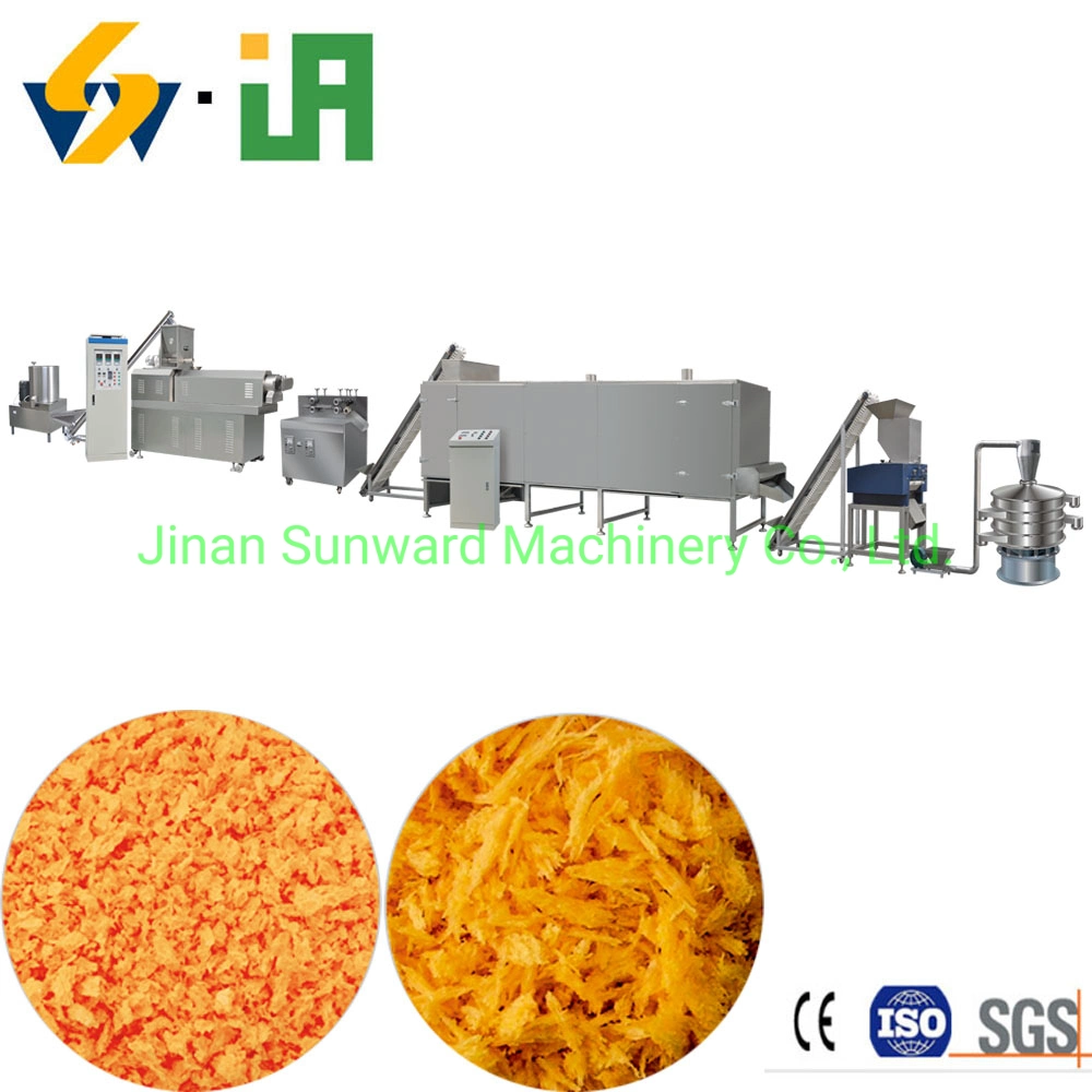 Full Automatic Bread Crumbs Production Line Making Machine Breadcrumbs Plant Price