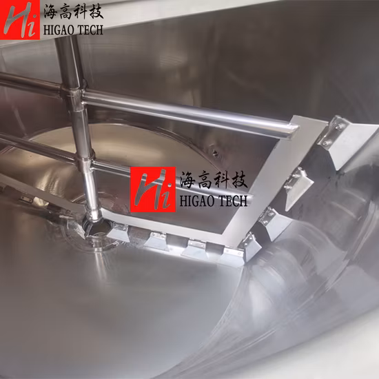 Stainless Steel Jacketed Mixing Tank