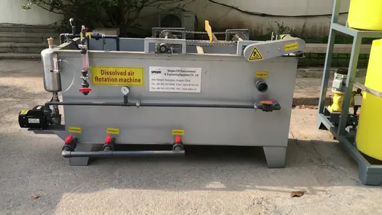 Air Flotation Daf Unit Dissolved Air Flotation Electrocoagulation Plant for Solid Liquid Separation