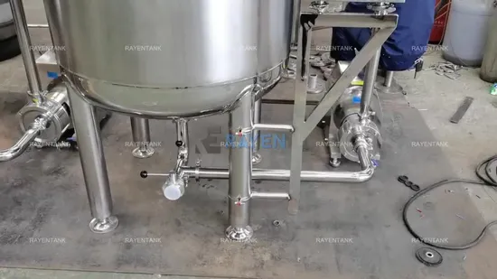 Stainless Steel Emulsify Tank Inline High Shear Mixer Homogenizer Mixing Tank for Hand Sanitizer Gel Alcohol