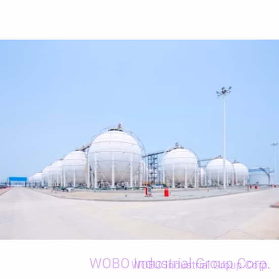 Turnkey 3000cbm LNG/LPG Spherical Tank with ASME Standard